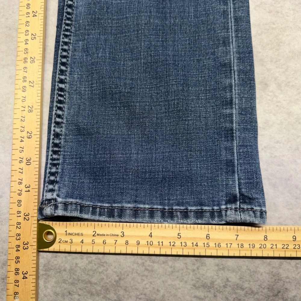 Buckle BKE Jake Mens Straight Leg Jeans 30x34 Blue Denim Y2K Skater Streetwear - Picture 8 of 11